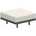 Royal Botania Podnožka Alura Lounge, 80x80x39,5 cm, rám hliník anthracite, bez sedáku – Hledejceny.cz