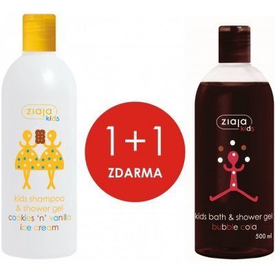 Ziaja Kids Cookies and Vanilla Ice Cream dětský šampon a sprchový gel 2v1 400 ml – Zbozi.Blesk.cz