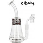 Keith Haring Skleněný bong s perkolací Black&Red 23 cm – Hledejceny.cz