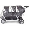 Pláštěnka na kočárek CHILDHOME Pláštěnka pro Sixseater Transparent