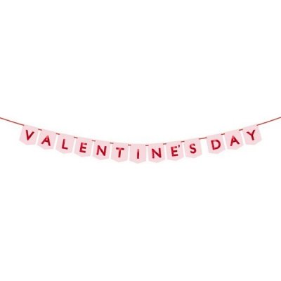 PartyDeco Banner Valentines Day 150x13 cm – Sleviste.cz