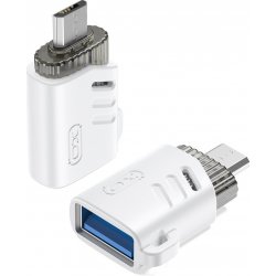 XO NB256C OTG USB na microUSB bílý