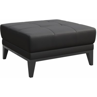 MESONICA Musso Tmavě šedá kožená podnožka Tufted – Sleviste.cz