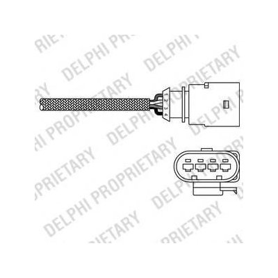 DELPHI Lambda sonda DF ES20289-12B1 – Zboží Mobilmania