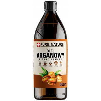 Pure Nature arganový olej na vlasy 500 ml – Hledejceny.cz