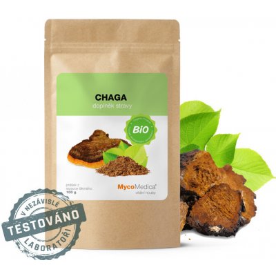 MycoMedica Chaga BIO prášek 100 g – Zboží Dáma