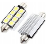 Rabel 42 mm Canbus 8 smd 5050 C5W C10W C15W SV8,5 bílá | Zboží Auto