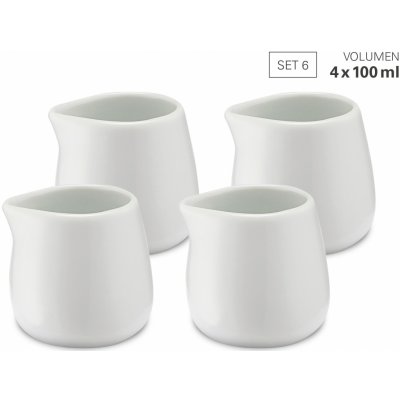 Weis konvička na mléko 100 ml porcelán sada 4 ks – Sleviste.cz