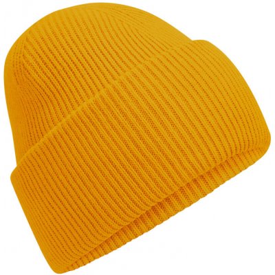 Beechfield čepice se širokou manžetou Beanie tmavě žlutá – Hledejceny.cz