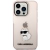 Pouzdro a kryt na mobilní telefon Apple Pouzdro AppleMix KARL LAGERFELD Choupette NFT Apple iPhone 14 Pro Max - plastové / gumové - růžové