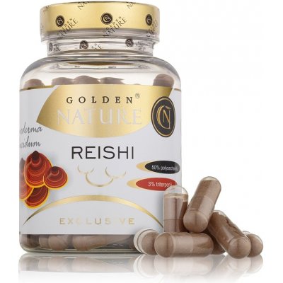 Golden Nature Exclusive Reishi 50% polysacharidů 100 kapslí – Hledejceny.cz