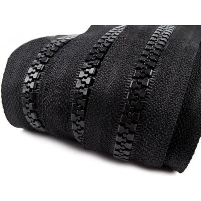 Zip kostěný 8 mm metráž 322 černá – Hledejceny.cz