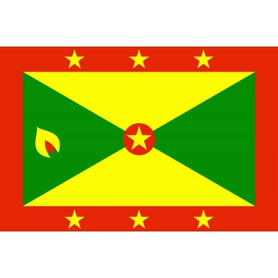 Státní vlajka Grenada tištěná venkovní Alerion – Hledejceny.cz