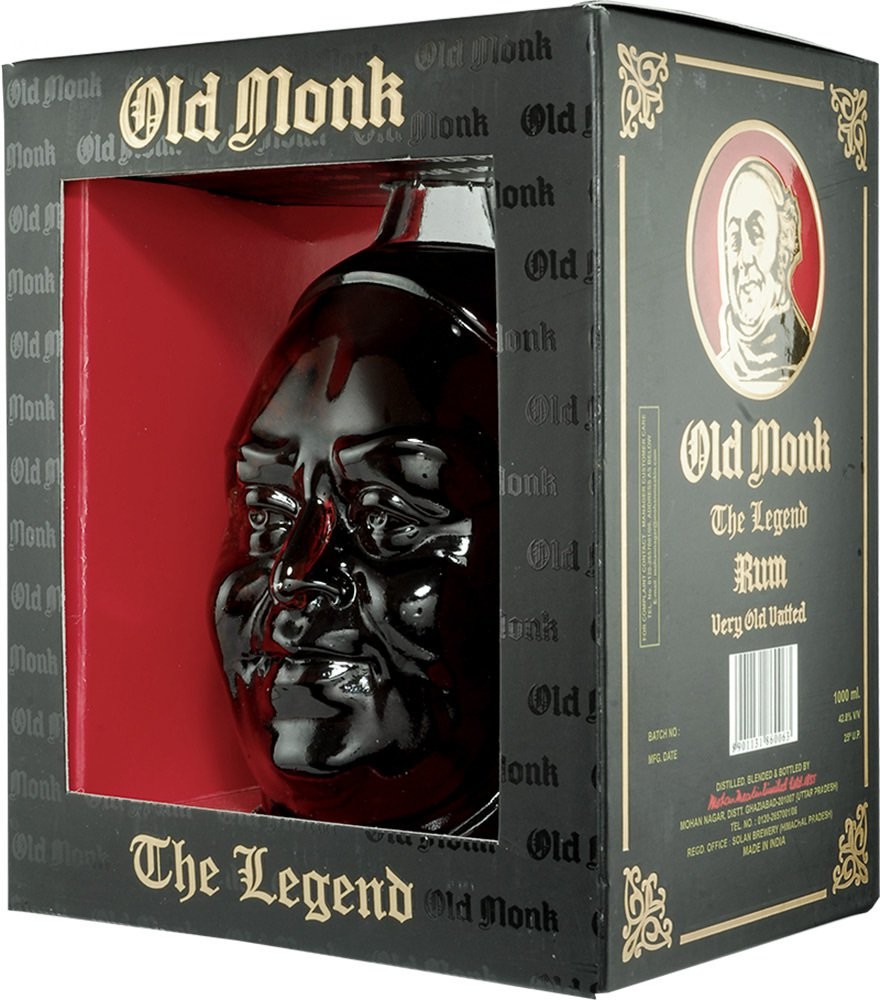 Old Monk The Legend 42,8% 1 l (karton)