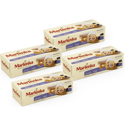 Marlenka Medová roláda s borůvkami 4 x 300 g – Sleviste.cz