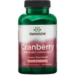 Swanson Super Strength Cranberry Whole Fruit Concentrate 60 gelové tablety