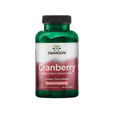 Swanson Super Strength Cranberry Whole Fruit Concentrate 60 gelové tablety