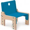 Dětský stoleček s židličkou Mimimo dřevěná rostoucí židle Mare modrá