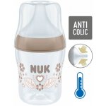 Nuk Perfect Match láhev s kontrolou teploty hnědá 150ml – Zboží Dáma