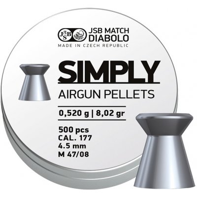 Diabolky SIMPLY 4,5 mm 0,520 g 500 ks – Zbozi.Blesk.cz