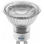 GTV LED, SMD 2835, NEUTRÁLNÍ BÍLÁ, GU10, 5 W, AC 220–240 V, SKLO, VYZAŘOVACÍ ÚHEL 38*, 400 lm – Hledejceny.cz
