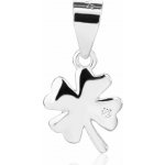 Nubis Stříbrný přívěsek čtyřlístek se zirkonkem NB 4636 – Hledejceny.cz