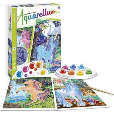 SENTOSPHERE AQUARELLUM Svítící Jednorožci – Hledejceny.cz
