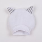 NEW BABY Luxusní dětská zimní čepička s oušky New Baby Snowy collection bílá – Zboží Mobilmania
