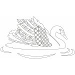 Pískohraní s.r.o. Šablona Labuť 210 x 297 mm – Zboží Dáma