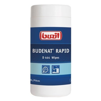 Buzil Budenat Rapid Wipes D 444 dezinfekční čisticí ubrousky dóza 120 ks – Zboží Mobilmania