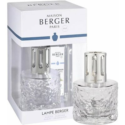 Maison Berger Paris Dárková sada katalytická lampa Mirage + náplň Pure White Tea Čirá 250 ml – Zboží Mobilmania