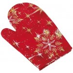 Bellatex chňapka Vánoce CH/114 vánoční koule zlaté 28x18 cm – Sleviste.cz