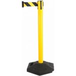 Zahrazovací sloupek se samonavíjecím pásem BS Sloupek - Výška: 101 cm, Průměr: 6,5 cm, Základna: 35 cm, Pás: 3 m - Kód: 17838 – Sleviste.cz