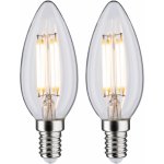 Paulmann P 28788 LED Filament svíčka 2x4,5W E14 2.700K teplá bílá – Hledejceny.cz