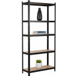 Mamutex Standard Regál 2000 x 900 x 500 mm 5 polic černý – Sleviste.cz