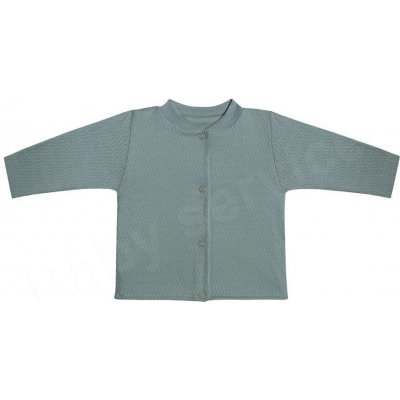 Baby Service Kabátek se stojáčkem Vlnky mátová – Zboží Dáma