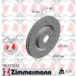 Brzdový kotouč ZIMMERMANN 110.2220.52
