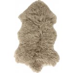 Esbeco Dekorační kožešina Tibet, pravá ovčí kůže, 100 × 70 cm, taupe FA11001301TTA – Zboží Dáma