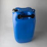 STERK Kanystr plast stohovací bílá/modrá 60 L