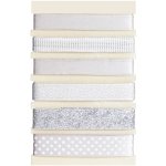 Galeria Papieru Dekorační stuha - stříbrná sada, 6 x 1 m – Zboží Mobilmania