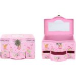 Šperkovnice dětská se 3 šuplíky a zrcátkem víly karton – Zboží Dáma