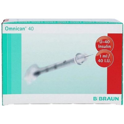 Omnican Injekční stříkačka ins.1 ml 30 x 12/U40 100 ks