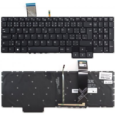 česká klávesnice Lenovo Legion 5-17ACH6 82K0 82JY, IdeaPad 3-15IMH05 CZ/SK podsvit – Zboží Živě