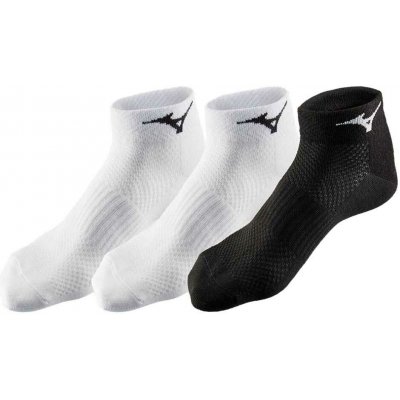 Mizuno Training Mid 3P 3 ks, L, bílá / černá / bílá – Zboží Mobilmania