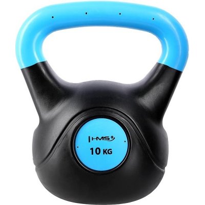 HMS Kettlebell vinylový 10 kg – Zboží Dáma