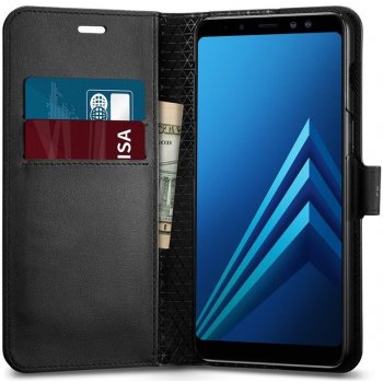 Pouzdro Spigen Wallet S Samsung Galaxy A8 2018 černé