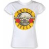 Dámské tričko s potiskem ROCK OFF Guns N' Roses Classic Bullet Logo černá