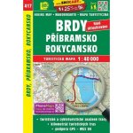 Brdy Příbramsko Rokycansko mapa 1:40 000 č. 417 – Zboží Dáma