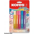 Kores lepidlo Glitter Glue pastelové barvy 5 x 10,5 ml