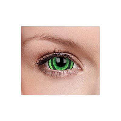 MaxVue barevné čočky CRAZY Green goblin 2 čočky tříměsíční – Hledejceny.cz